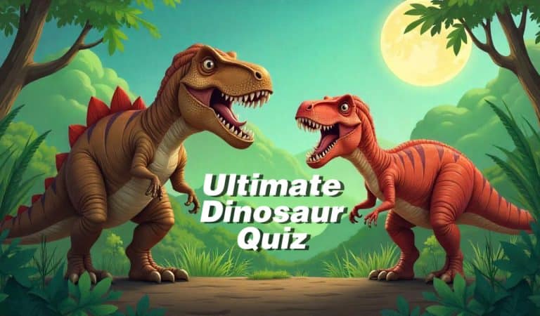 Ultimate Dinosaur Quiz: Test Your Prehistoric Knowledge with These Fun Trivia Questions!